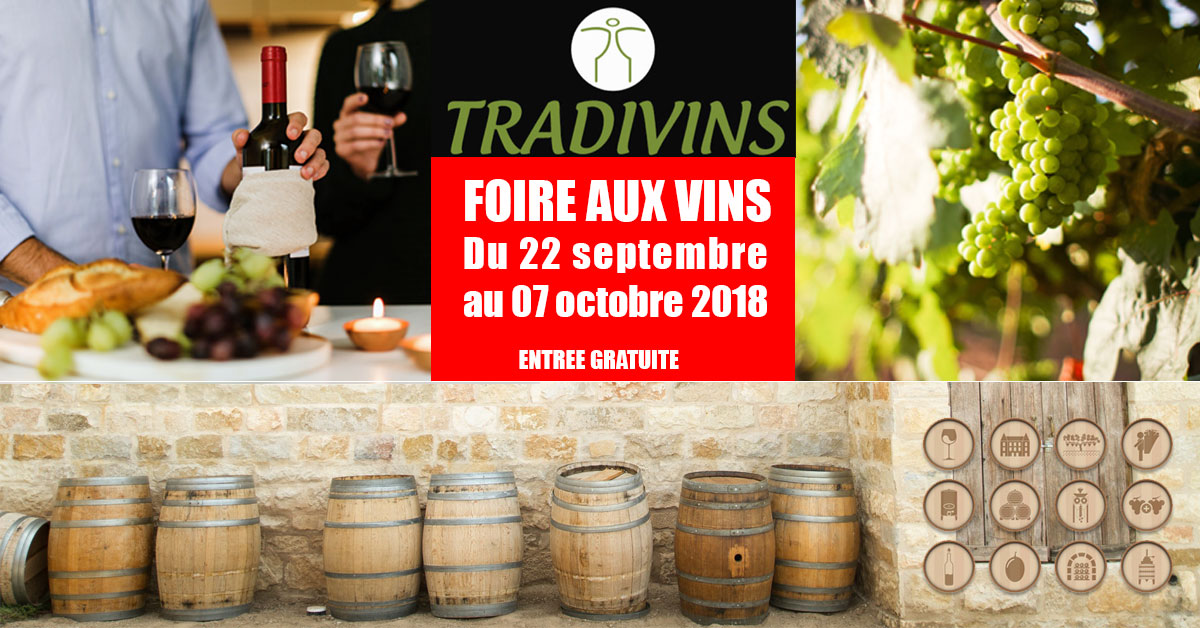 foire aux vins tradivins septembre 2018