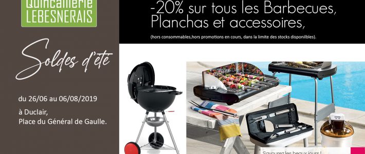 SOLDES A LA QUINCAILLERIE LEBESNERAIS