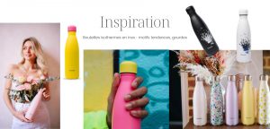 Inspiration Bouteilles isothermes en inox _ motifs tendances, gourdes